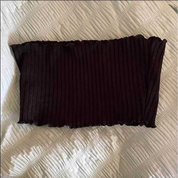 B&W Ribbed Tube Tops - Picture 1 of 2